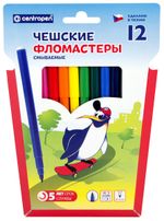 Набор цветных фломастеров Washable TP РА, 12 цв, Centropen 7790/12 РА