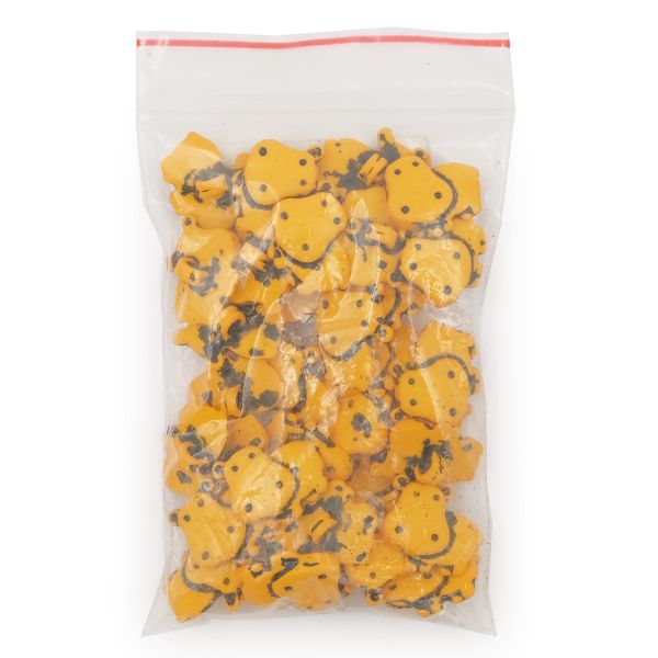 Пуговицы детские Бегемот (I0362-DWB) 28/1 (D31 оранжевый), 36 шт