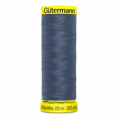 Нитки для трикотажа Gutermann Maraflex 120 (150 метров), 5 кат. | 112 серо-синий джинс