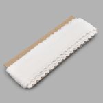 Кружево шитьё 27 мм / 13.72 м, 100% хлопок, неотбеленный