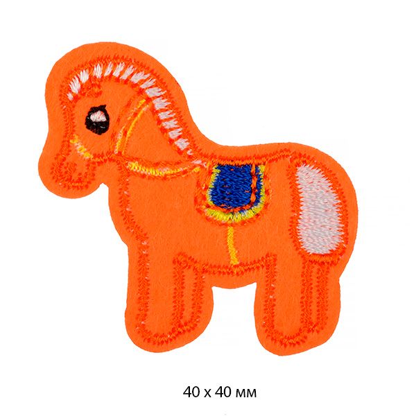 Термоаппликация MG-R1710.2 цв.2 4х4 см Пони 50 шт