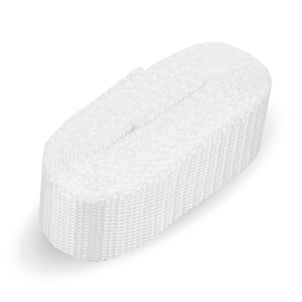 Стропа (ременная лента) 30 мм / 5х2.5 метра, фасовка, белый, 3713 (3075_3590)