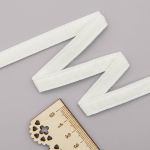 Лента тоннельная (чехол для косточек) 12.0 мм / 20 метров, Arta, 004 приглушенный белый