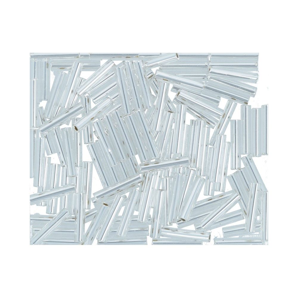 Бисер Toho Bugle 3 (9 мм), 500 г, 0021 серебристый Бисер Toho Bugle 3 (9 мм), 500 г, 0021 серебристый