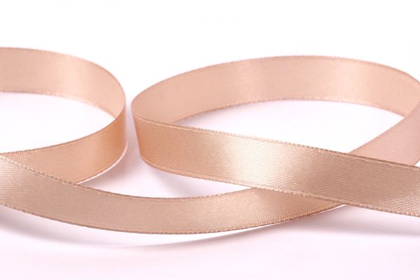 Лента атласная 1-сторонняя 12.0 мм / 33±2 метра, 022 бежевый, Gamma