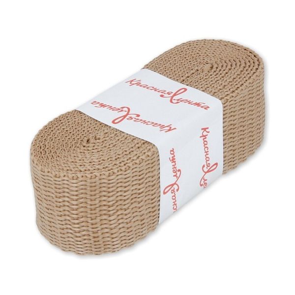 Стропа (ременная лента) 30 мм / 5х2.5 метра, фасовка, кремовый, 3713 (3075_3590)