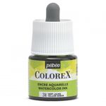 Краска акварель акварельные чернила Colorex 45 мл, желто-зеленый, Pebeo 417031