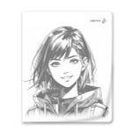 Тетрадь общая с пластик.обложкой 180 мкм, ч/б запечат. титульн.лист, A5 48 л. на скобе 65 г/м², белизна 100% 10 шт клетка, 01495 МИКС - Чёрно-белый мир, Светоч Т196