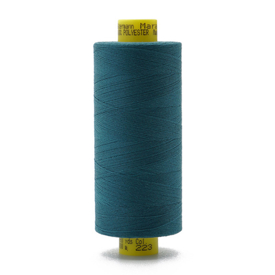 Нитка Gutermann Mara 150 (1000 метров), 1 кат., особо тонкая | 223 лазурно-бирюзовый
