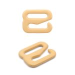 Крючки для бюстгальтера металл 8.0 мм, 20 шт, C180 телесный, ГВ1009