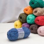 Пряжа Люблю вязать Спорт 100 / уп.6 мот. по 50 г, 100 м, 001 белый