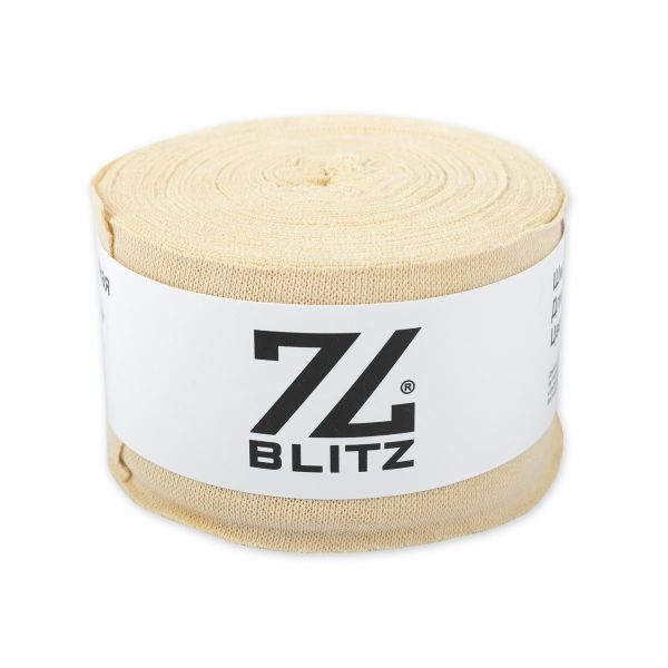 Косая бейка трикотажная 60 мм / 10 метров, (рибана), 006 св.бежевый, Blitz