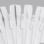 Молния спираль (витая) Arta Т5 (5 мм) 1 зам., разъем., 70 см, цв. 501 белый, уп.5 шт