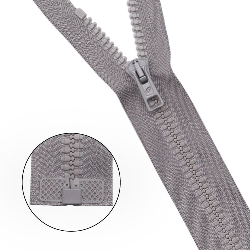 Молния трактор Arta Т6 (6 мм) 1 зам., разъем., 55 см, цв. 217 серо-коричневый, 5 шт