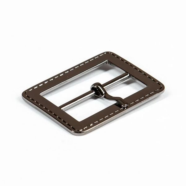 Пряжка ременная металл 35.0 мм, чер/никель, 10 шт, BIG