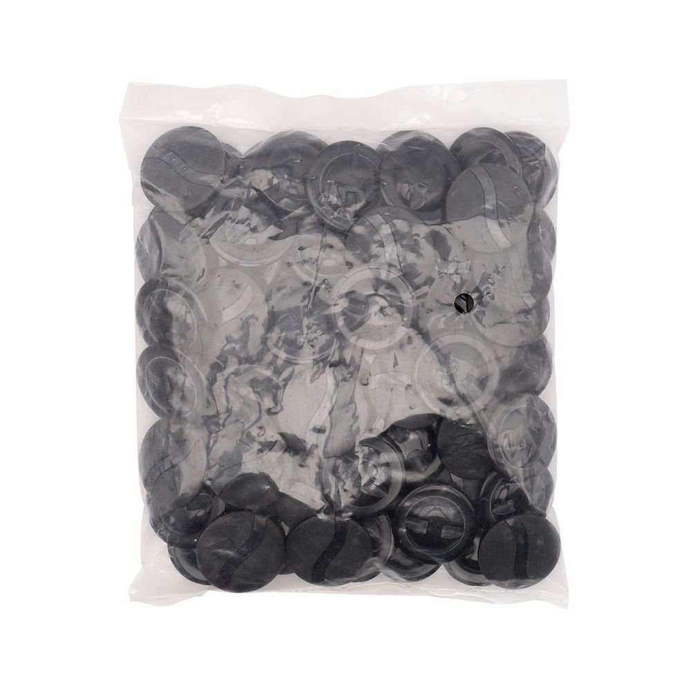 Пуговицы на ножке 44L (28мм) (blk-221 (черный)), CB-L-050, 72 шт