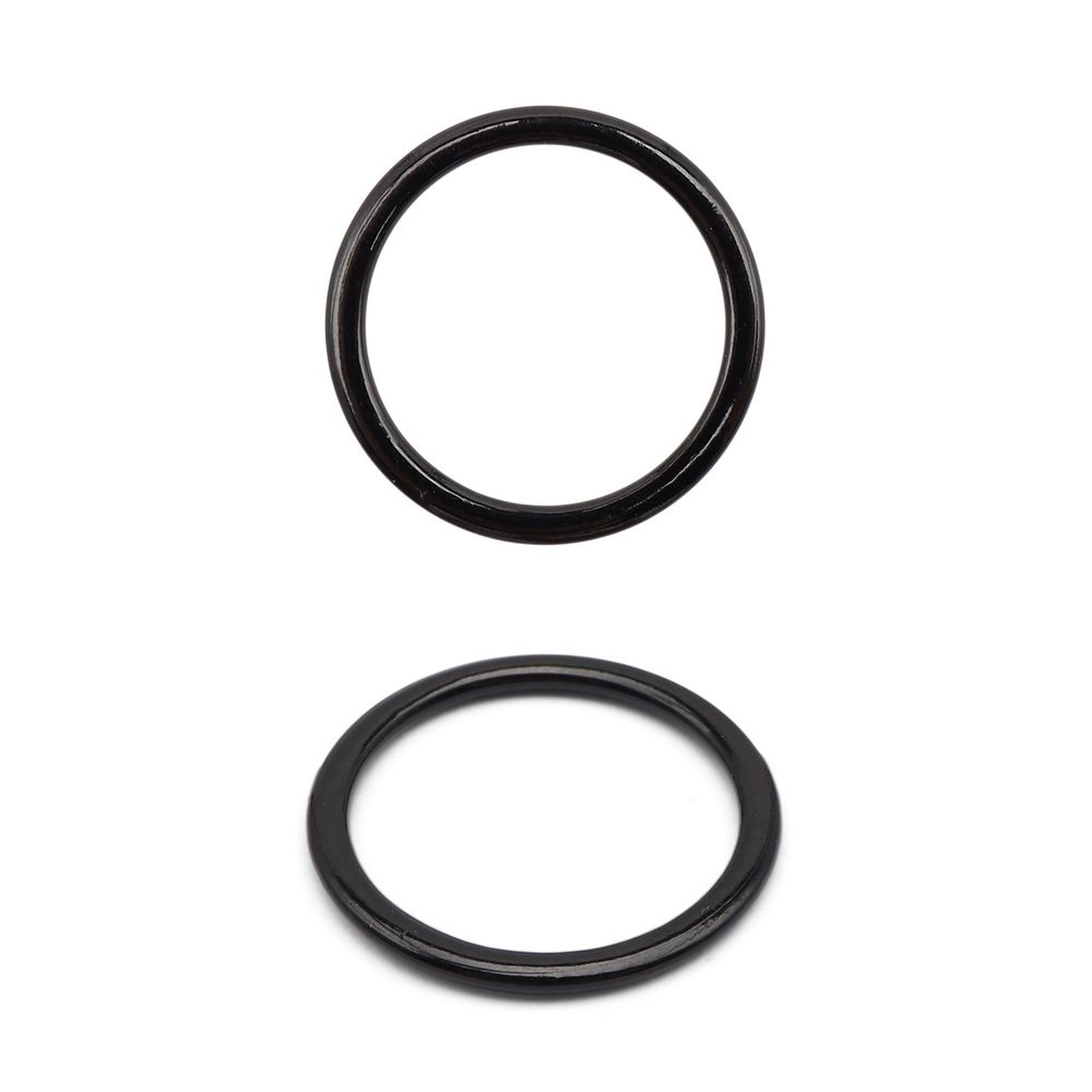 Кольца для бюстгальтера металл ⌀15.0 мм, черный, ГВ800, 100 шт