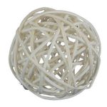 Шары декоративные из ротанга 7 см, 6 шт, №01 белый, Blumentag BRF-7