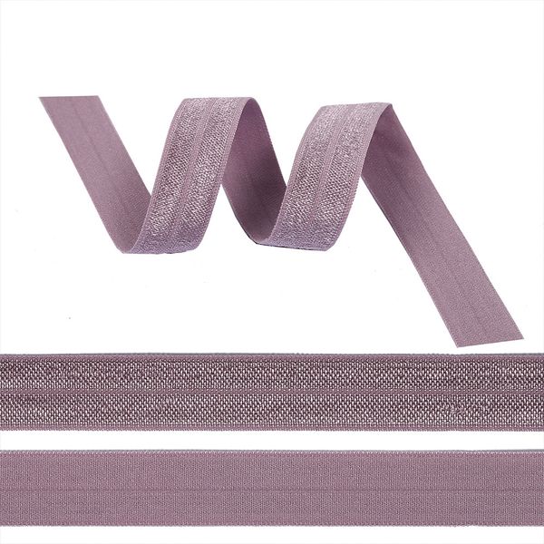 Резинка бельевая (окантовочная) блестящая 15.0 мм / 50 метров, 620 морской туман