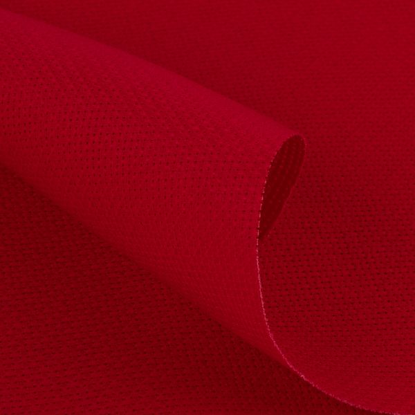 Канва Aida 14 ct, 50х50±2 см, красный, Gamma