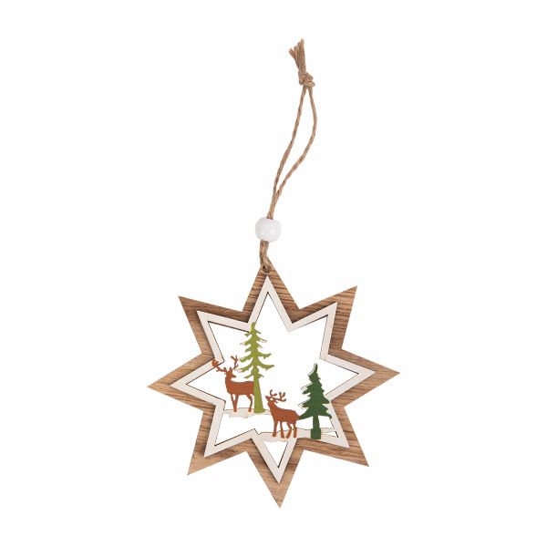 Елочная игрушка, 5 шт, №04, Snoweekon SNW-DW154