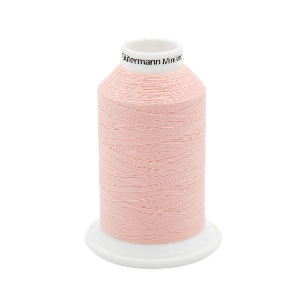 Нитки оверлочные Gutermann Miniking 120 (1000 метров), 1 кат. | 659 св.персиково-розовый