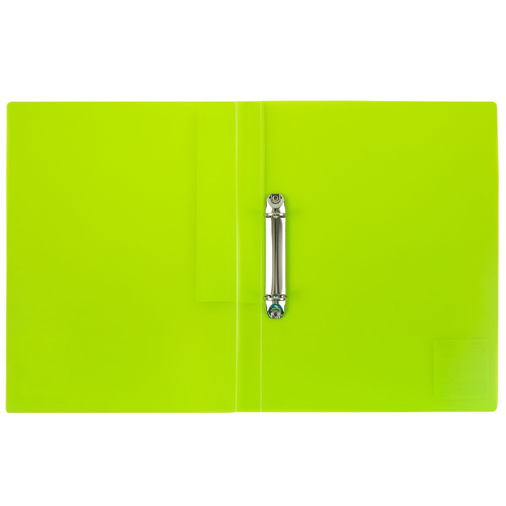 Папка на 2 О-кольцах A4 700 мкм 25 мм, 4 шт, d-20 мм, лайм EC211300021, Expert Complete