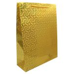 Пакет подарочный с голографией, микс 6цв 30х23см, 12 шт