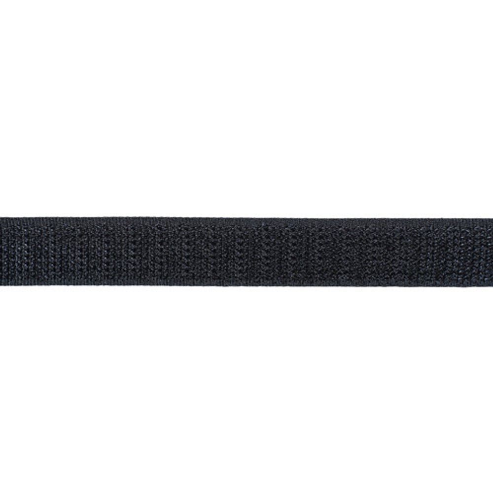 Лента контактная липучка (велкро) пришивная 15 мм / 25 метров, S090767 черный, /крючок/, кач.&quot;A&quot;