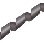 Лента атласная 1-сторонняя 50.0 мм / 22.86±1 метров, 153 т.серый, Globus