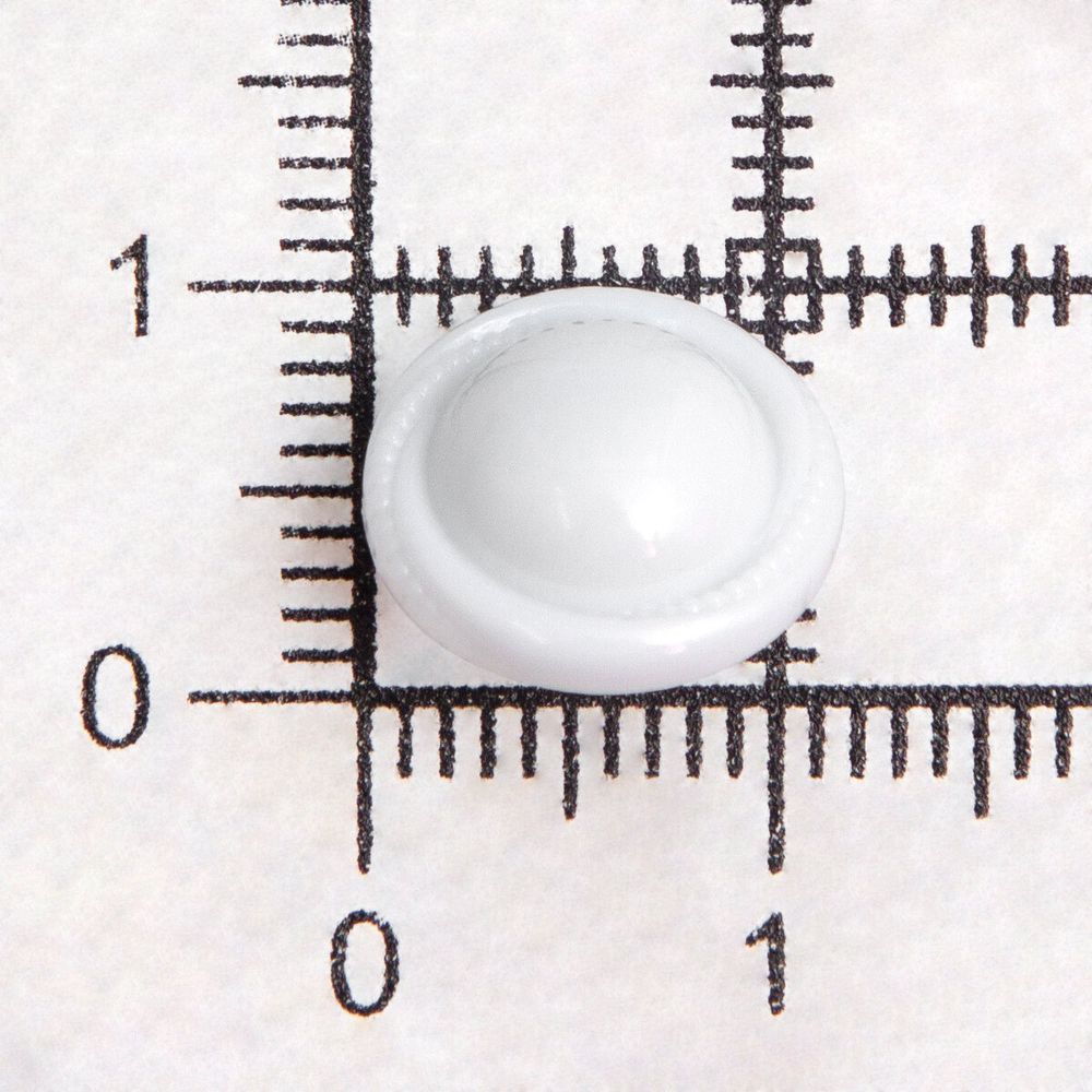 Пуговицы на ножке 11,5 мм (101 белый) 57617, 72 шт