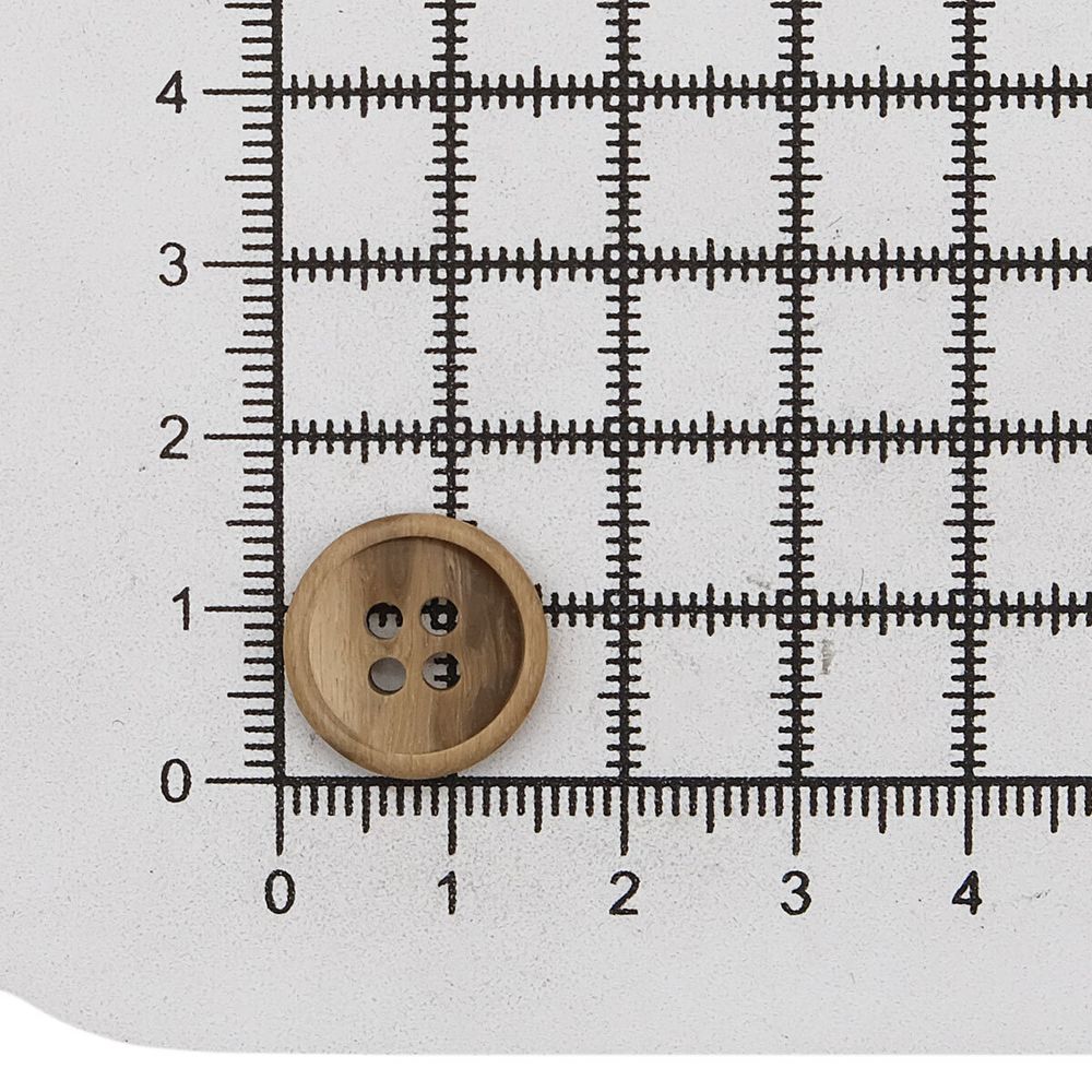 Пуговицы 4 прокола мужская костюмные 391387/4 24 (3904 св.коричневый), 50 шт