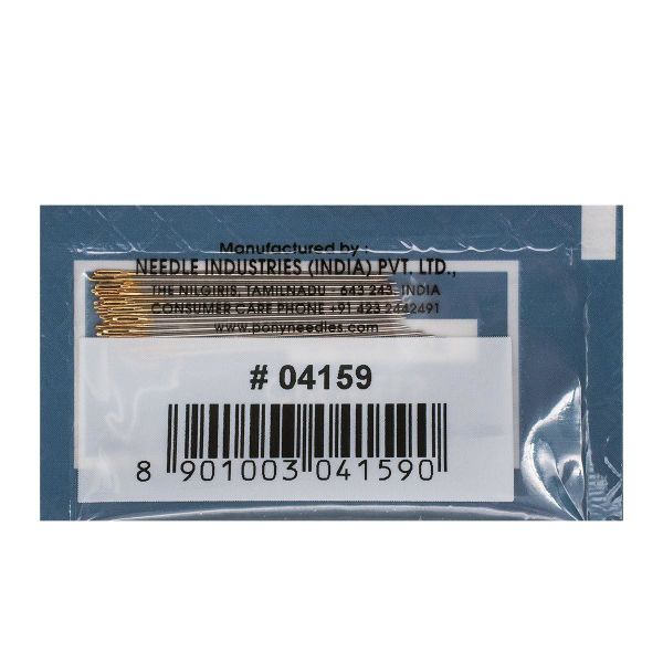 Иглы ручные для вышивания и бисера №9,25 шт, Pony