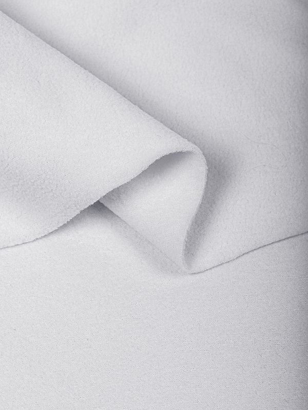 Флис 2-сторонний 190 г/м², 150 см / 2 метра, TBY-0059-101.2, цв.F101 белый