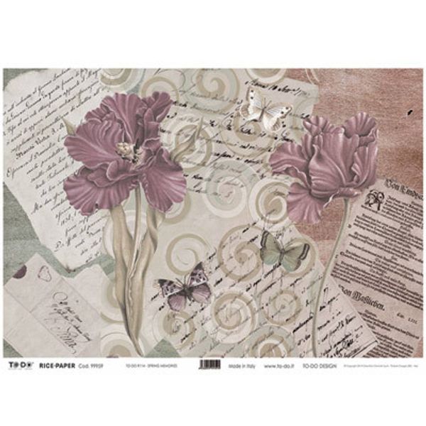 Бумага рисовая Carta di Riso 35х50 см, 10 шт, 99959, To-Do