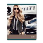 Тетрадь ученическая общая, A5 48 л. на скобе 65 г/м², белизна 100% 10 шт линия, 01535 Загадочный взгляд, Светоч Т206