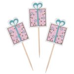 Формы для выпечки бумажные (капсулы) 5 см, 5х3 см, 24 шт, №01 радуга, S-Chief PPC-0007