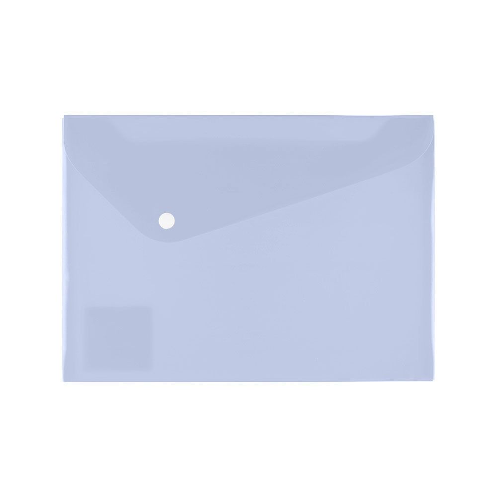 Папка-конверт с кнопкой A5 180 мкм диагональ 10 шт, васильковый EC21017218, Expert Complete