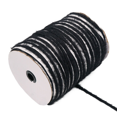 Кант декоративный Синель 10 мм / 45 метров, черный, 3AR3045