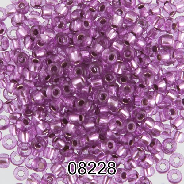 Бисер Preciosa 10/0 (2.3 мм), 500 г, 08228 (Ф378) фиолетовый