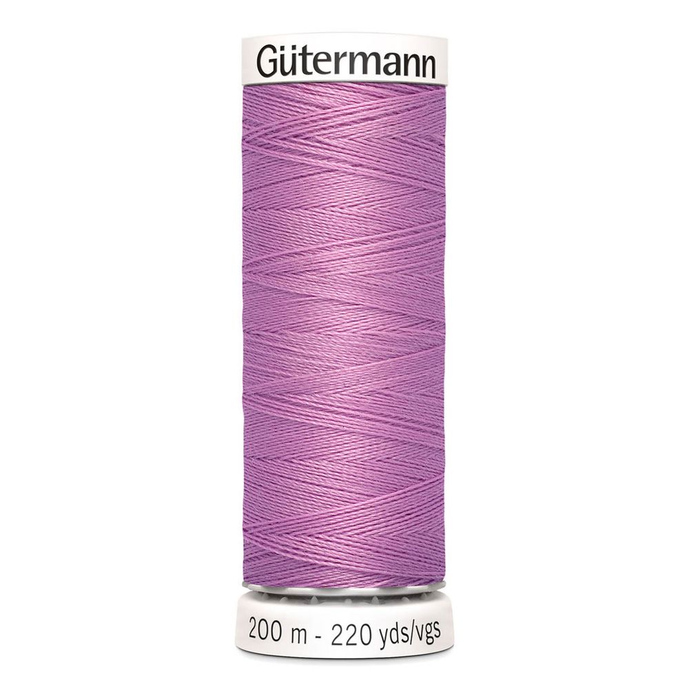 Нитки универсальные Gutermann Sew-all, 200м, 211 нежно сиренево-розовый, 1 катушка