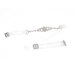 Бретели для бюстгальтера силиконовые со стразами №7, 10 мм, 2 шт, Hobby&Pro /TOS/