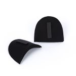 Плечевые накладки (подплечники) втачные на липучке 100х160х14 мм, 1 пара, VLN-14, №02 черные, Blitz VLN-14