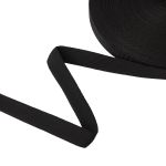 Стропа (ременная лента) 25 мм / 50 метров, толщ. 1.08 мм, [10 г/пог.м], 100% п/п, черный, Gamma G-25 BL