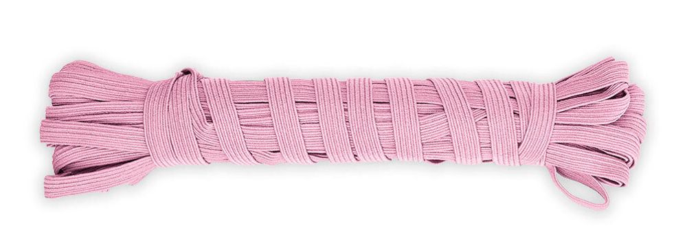 Резинка бельевая (стандартная) 8 мм / 10х10 метров, цв, 90 розовый, Gamma НП
