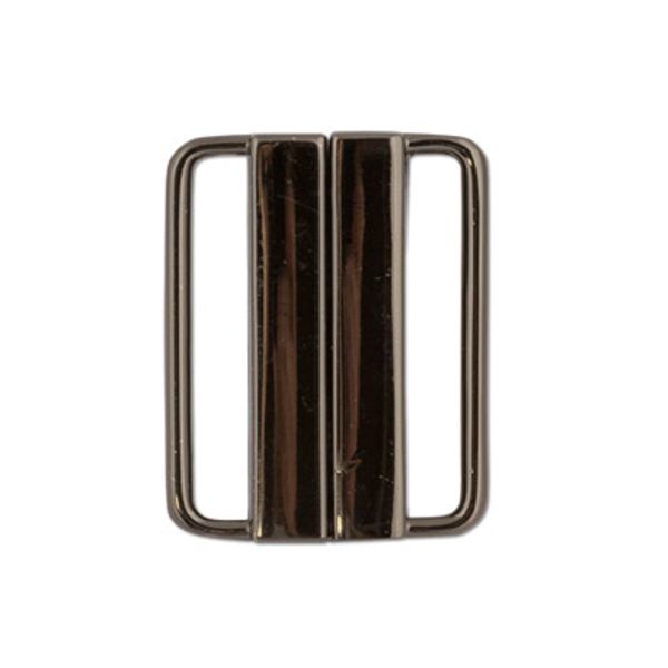 Застежка декоративная металл 35х27 мм, 10 шт, 04 никель, Micron GH 1073