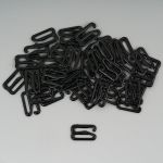 Крючки для бюстгальтера металл 12.0 мм, 50 шт, черный, Globus