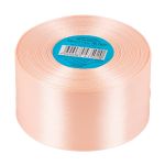 Лента атласная 1-сторонняя 50.0 мм / 33±2 метра, 007 персиковый, Gamma