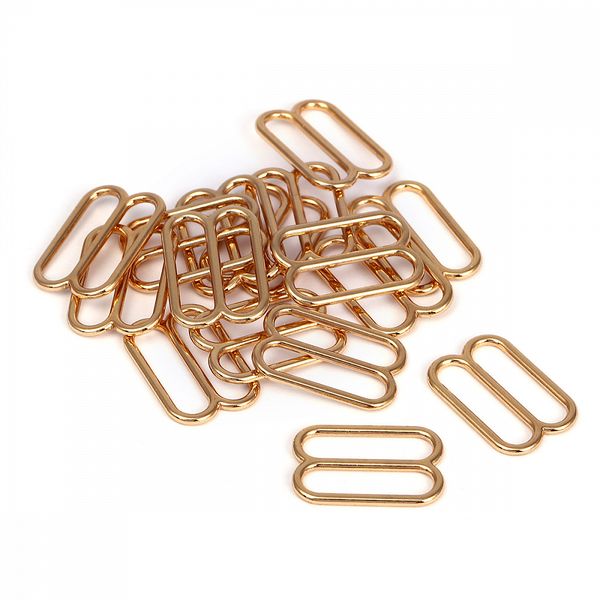 Рамки-регуляторы для купальника металл 19.0 мм, 819A.SW цв.золото, уп.100 шт