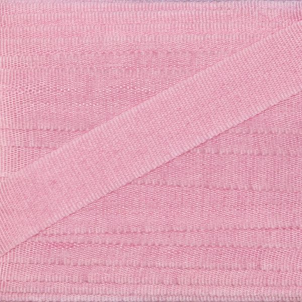 Лента (тесьма) шелковая 7.0 мм / 45.5±0.5 метров, №071св.розовый, Gamma SR-7